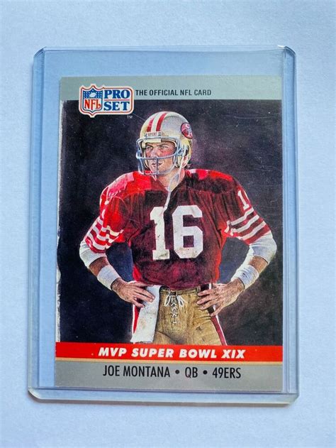 joe montana card nfc probowl|Joe Montana football card value.